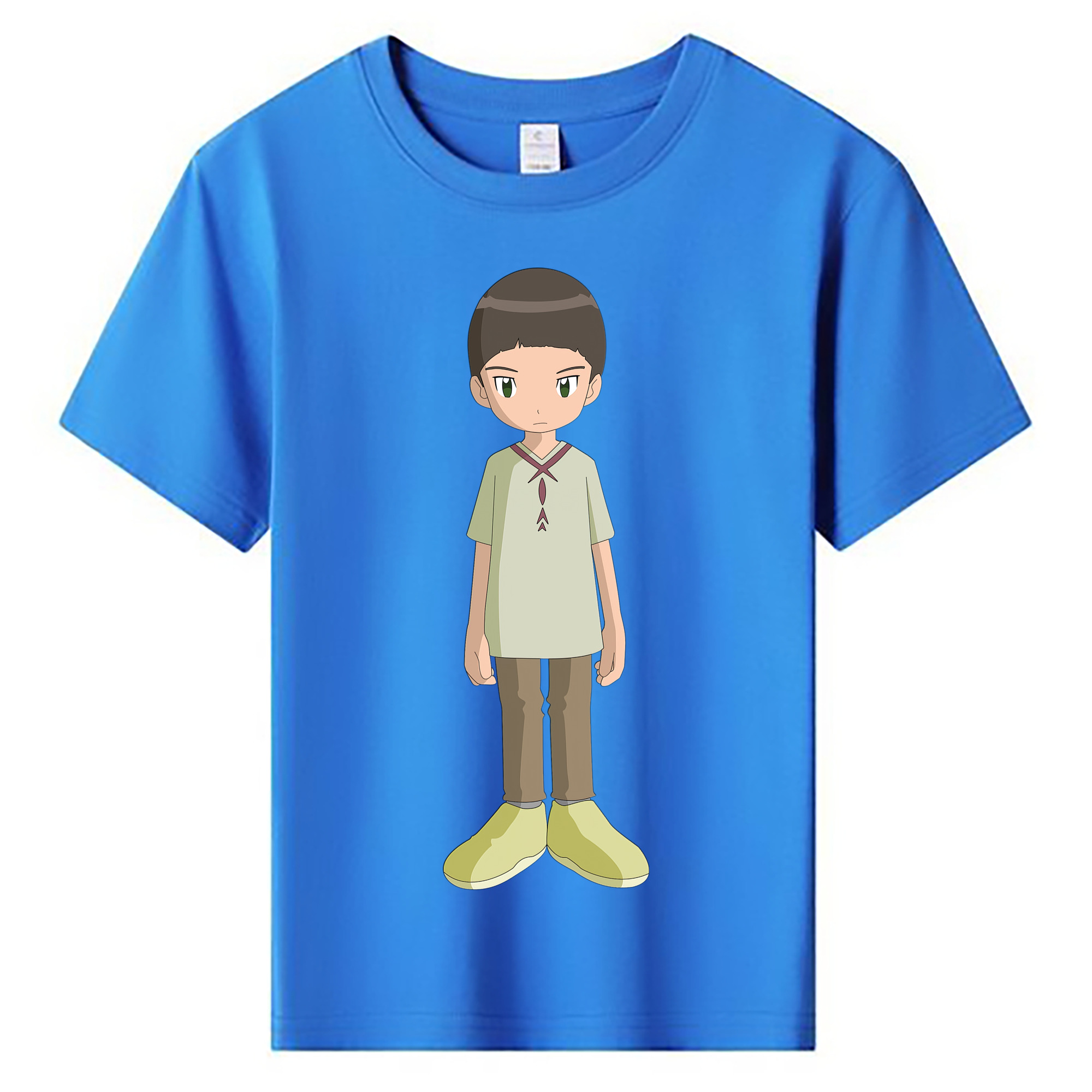 （画像用） Digimon デジタルモンスター/デジモン 綿100％キッズTシャツ（フロントプリント）